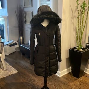 Zara black Puffer Coat SZ XS